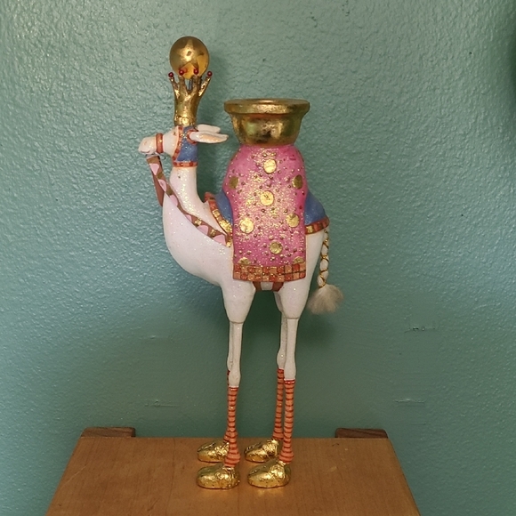 Patience Brewster Dept. 56 Camel Candle Holder - Picture 1 of 7